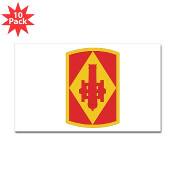 75FB - M01 - 01 - SSI - 75th Fires Brigade Sticker (Rectangle 10 pk)