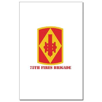 75FB - M01 - 02 - SSI - 75th Fires Brigade with Text Mini Poster Print