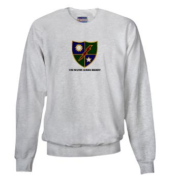 75IRR - A01 - 03 - 75th Infantry (Ranger) Regiment with Text - Sweatshirt - Click Image to Close