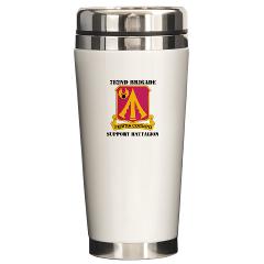 782BSB - M01 - 03 - DUI - 782nd Brigade - Support Battalion with Text - Ceramic Travel Mug