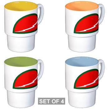 78DST - M01 - 03 - SSI - 78th Division (Traning Support) - Stackable Mug Set (4 mugs) - Click Image to Close