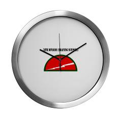 78DST - M01 - 03 - SSI - 78th Division (Traning Support) with Text - Modern Wall Clock