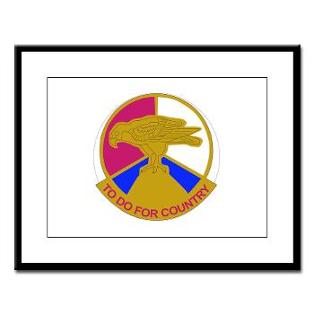 79SSC - M01 - 02 - DUI - 79th Sustainment Support Command Large Framed Print