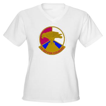 79SSC - A01 - 04 - DUI - 79th Sustainment Support Command Women's V-Neck T-Shirt