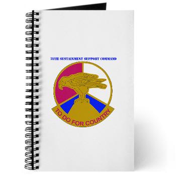 79SSC - M01 - 02 - DUI - 79th Sustainment Support Command with Text Journal