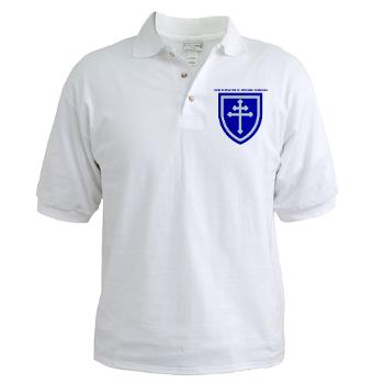 79SSC - A01 - 04 - SSI - 79th Sustainment Support Command with Text Golf Shirt