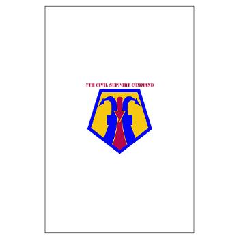 7CSC - M01 - 02 - SSI - 7th Civil Support Command with Text Large Poster