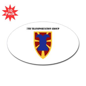 7TG - M01 - 01 - SSI - Fort Eustis with Text - Sticker (Oval 10 pk)
