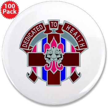 807MC - M01 - 01 - DUI - 807th Medical Command - 3.5" Button (100 pack) - Click Image to Close