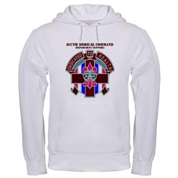 807MC - A01 - 03 - DUI - 807th Medical Command with text - Hooded Sweatshirt