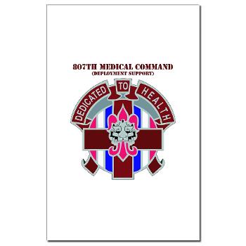 807MC - M01 - 02 - DUI - 807th Medical Command with text - Mini Poster Print