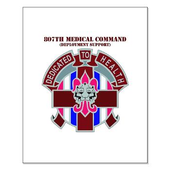 807MC - M01 - 02 - DUI - 807th Medical Command with text - Small Poster - Click Image to Close