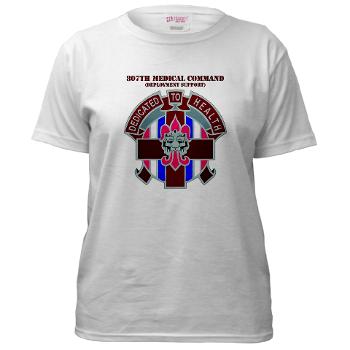 807MC - A01 - 01 - DUI - 807th Medical Command with text - Women's T-Shirt