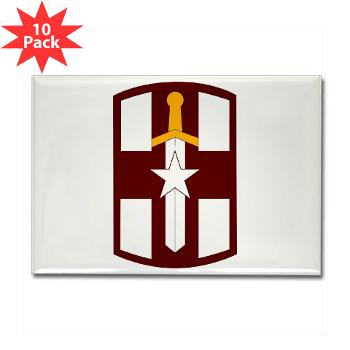 807MC - M01 - 01 - SSI - 807th Medical Command - Rectangle Magnet (10 pack) - Click Image to Close