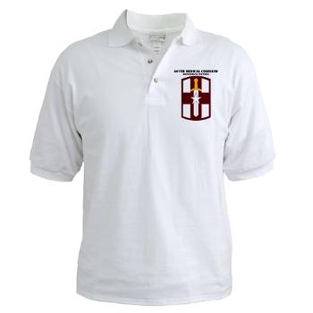 807MC - A01 - 04 - SSI - 807th Medical Command with text - Golf Shirt