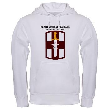 807MC - A01 - 03 - SSI - 807th Medical Command with text - Hooded Sweatshirt - Click Image to Close