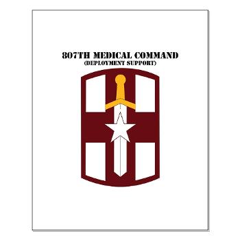 807MC - M01 - 02 - SSI - 807th Medical Command with text - Small Poster - Click Image to Close