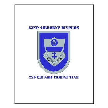 82DV2BCT - M01 - 02 - DUI - 2nd Brigade Combat Team with Text Small Poster