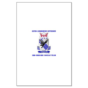 82DV3BCT - M01 - 02 - DUI - 3rd Brigade Combat Team with Text - Large Poster