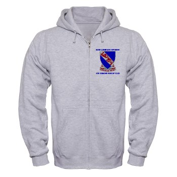 82DV4BCT - A01 - 03 - DUI - 4th BCT with Text - Zip Hoodie