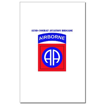 82DVCAB - M01 - 02 - DUI - 82nd Combat Aviation Brigade with Text Mini Poster Print