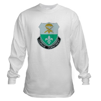 82DVDSTB - A01 - 04 - DUI - 82nd Abn Div - Special Troops Bn - Long Sleeve T-Shirt