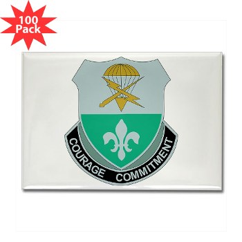 82DVDSTB - M01 - 01 - DUI - 82nd Abn Div - Special Troops Bn - Rectangle Magnet (100 pack)