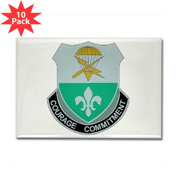 82DVDSTB - M01 - 01 - DUI - 82nd Abn Div - Special Troops Bn - Rectangle Magnet (10 pack) - Click Image to Close