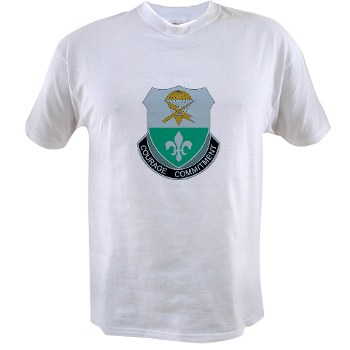82DVDSTB - A01 - 04 - DUI - 82nd Abn Div - Special Troops Bn - Value T-shirt