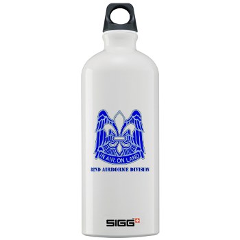 82DV - M01 - 03 - DUI - 82nd Airborne Division with Text Sigg Water Bottle 1.0L