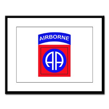 82DV - M01 - 02 - SSI - 82nd Airborne Division Large Framed Print