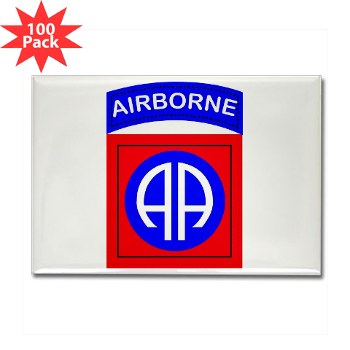 82DV - M01 - 01 - SSI - 82nd Airborne Division Rectangle Magnet (100 pack)
