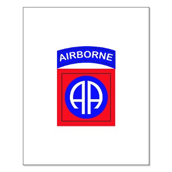 82DV - M01 - 02 - SSI - 82nd Airborne Division Small Poster - Click Image to Close
