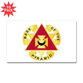 87SB - DUI - 87th Support Battalion - Rectangle Magnet (10 pack) - Click Image to Close