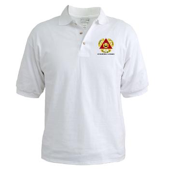 87SB - DUI - 87th Support Battalion with Text - Golf Shirt