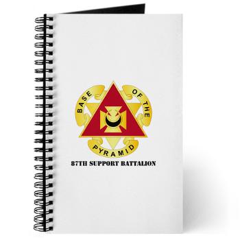87SB - DUI - 87th Support Battalion with Text - Journal