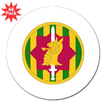 89MPB - M01 - 01 - SSI - 89th Military Police Brigade - 3" Lapel Sticker (48 pk)