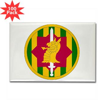 89MPB - M01 - 01 - SSI - 89th Military Police Brigade - Rectangle Magnet (100 pack) - Click Image to Close