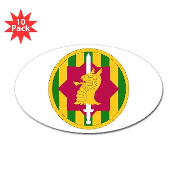 89MPB - M01 - 01 - SSI - 89th Military Police Brigade - Sticker (Oval 10 pk) - Click Image to Close