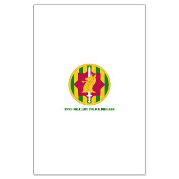89MPB - M01 - 02 - SSI - 89th Military Police Brigade with Text - Large Poster