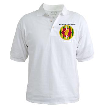 89MPBHHC - A01 - 04 - DUI - Headquarter and Headquarters Company with Text - Golf Shirt