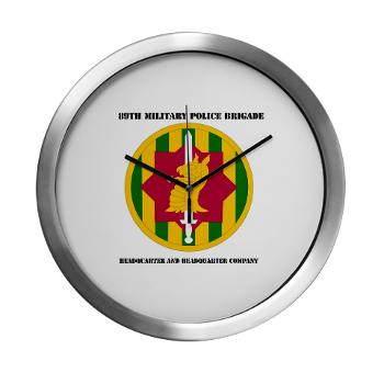 89MPBHHC - M01 - 03 - DUI - Headquarter and Headquarters Company with Text - Modern Wall Clock