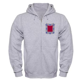 8EB - A01 - 03 - DUI - 8th Engineer Bn Zip Hoodie - Click Image to Close