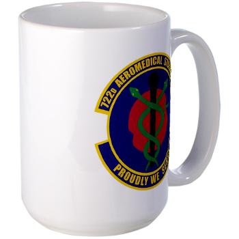 722ASS - M01 - 03 - 722nd Aeromedical Staging Squadron - Large Mug - Click Image to Close