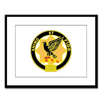 8S1CR - M01 - 02 - DUI - 8th Squadron - 1st Cavalry Regiment Large Framed Print