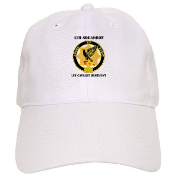 8S1CR - A01 - 01 - DUI - 8th Squadron - 1st Cavalry Regiment with Text Cap