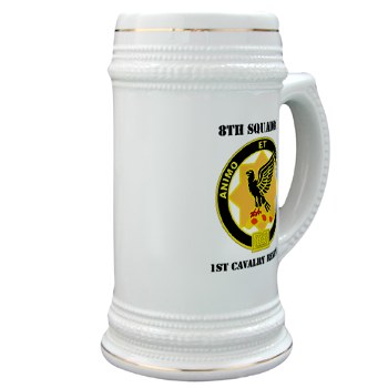 8S1CR - M01 - 03 - DUI - 8th Squadron - 1st Cavalry Regiment with Text Stein