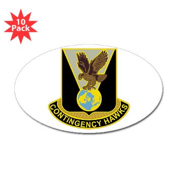 900CCB - M01 - 01 - DUI - 900th Contingency Contracting Battalion - Sticker (Oval 10 pk) - Click Image to Close