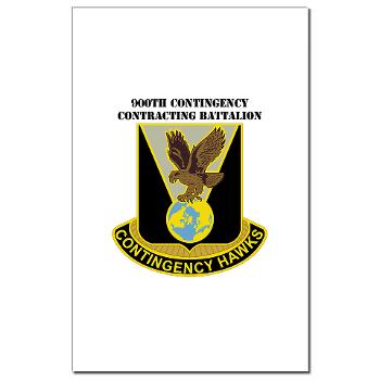 900CCB - M01 - 02 - DUI - 900th Contingency Contracting Battalion with Text - Mini Poster Print