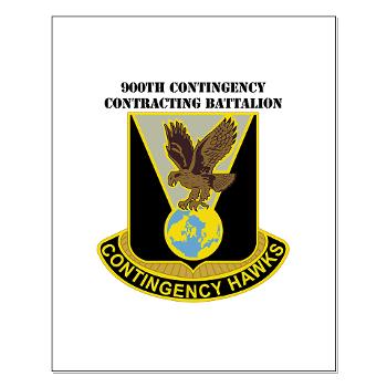 900CCB - M01 - 02 - DUI - 900th Contingency Contracting Battalion with Text - Small Poster - Click Image to Close